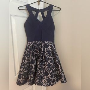 Crystal Doll Navy Dress